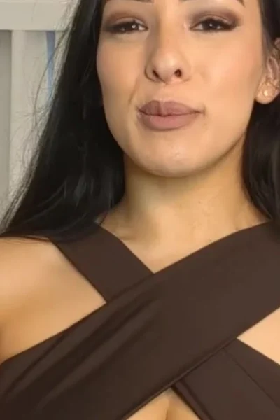 OF model LeahGoesWilde slow strip and tit rub, i know what you want