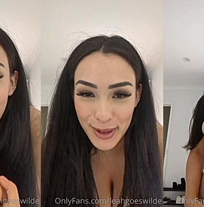 sexy onlyfans model LeahGoesWilde leaked video, she got really nice boobs