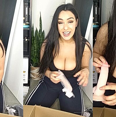 onlyfans model LeahGoesWilde unboxed her sextoys