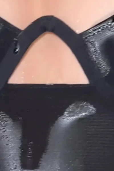 bad girl Briddy Li titty tease in black lingerie onlyfans leak
