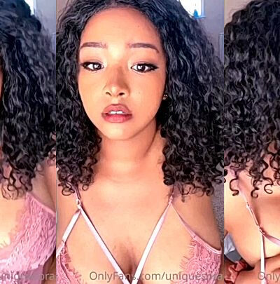 amazing chick takes off her bra to show off her big boobs