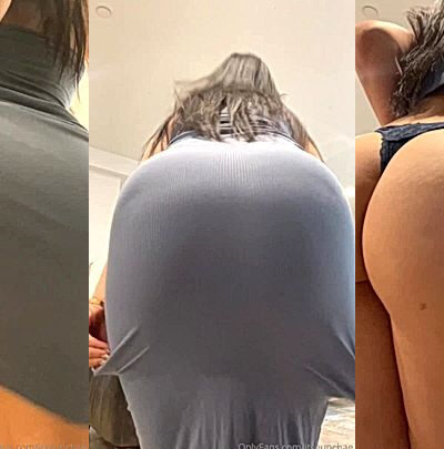 big booty onlyfasn model Itseunchae raise her skirt to shows her big ass