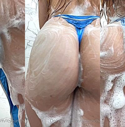 leaked video of sexy onlyfasns modl Itseunchae teases her hot sexy body in teh shower