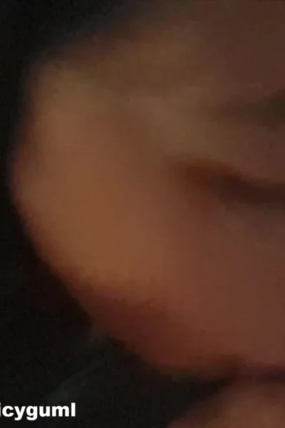 leaked video of freaky slutty model June Liuslowly suck on his massive cock  an she loves it