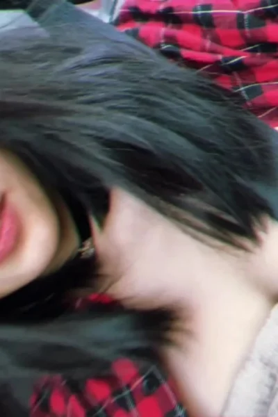 hot slut June Liu show her boobs while driving