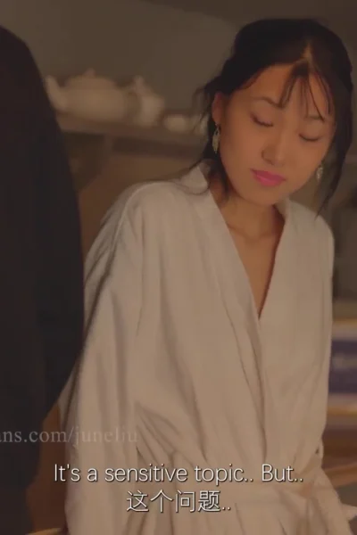 June Liu hot sexy onlyans model gags on huge cock, rides his huge dick tiull he cums
