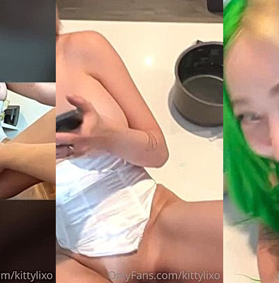 sexy slut girl Kittylixo touched and fucked compilation video