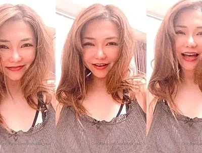 Anri Okita life her shirt to show off her boobs leaked video