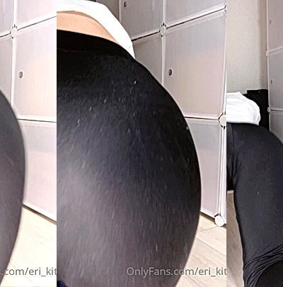 naughty freaky hot model Eri Kitami leaked teasing video, watch her slowly move her big ass