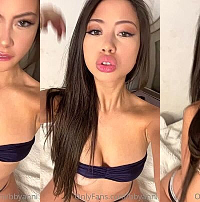 sexy asian girl Bbyanni wearing her new bikini onlyfans