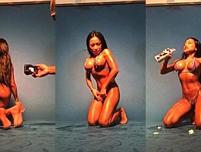 hot filipino onlyfans model  CJ Miles shows of her sexy body in lingerie and huge tits