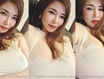 Anri Okita couldnt help but reveal her boobs