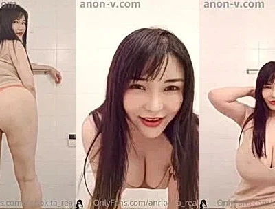 Anri Okita couldnt help but tease her fans in her sexy nude bikini