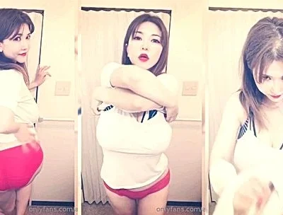 Anri Okitain her sexy bra takes it off and show off her amazing boobs to her fans