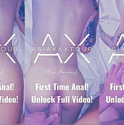 naughty slut Asiaxxxtour tries anal for the sirts time