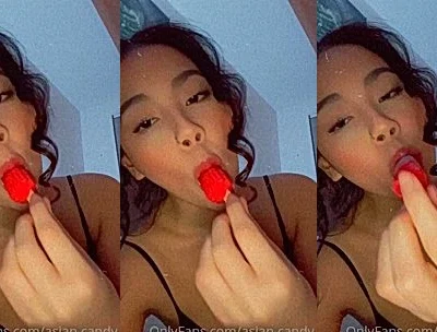 sexy onlyfans model Asian.candy lick a…..and shows hwr big tits