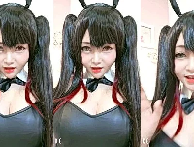 busty asian doll Potato godzilla flaunts her huge tits and plays with them for pleasure, private video