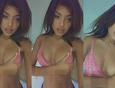 naughty indonesian onlyfans model Tita Sahara takes of her lingerie and shows her natural boobs