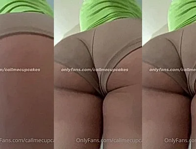 sexy asian Callmecupcakes tease her big ass in tight shots till it soaks with cum leaked onlyfans video